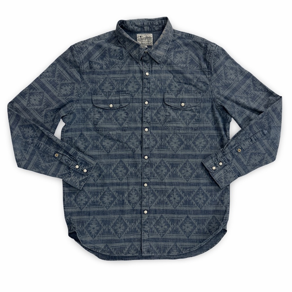 Lucky Brand Men’s Flannel Button Down Shirt